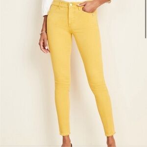 Ann Taylor Mustard crop Jeans